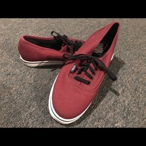 VANS Maroon Burgundy Lo Pro Women’s size 7.5